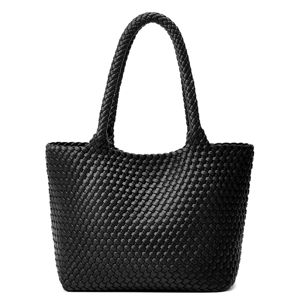 Woven Tote Bag Purse Vegan Leather Shoulder Handbags - Fashion Summer :P